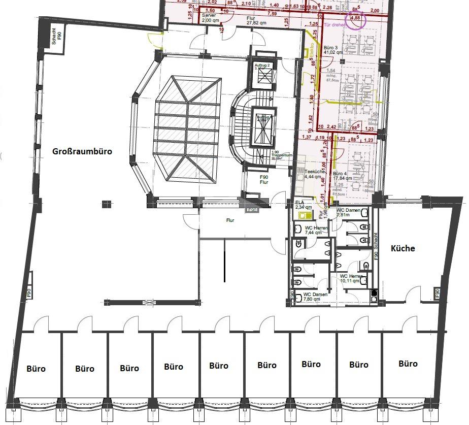 Grundriss Ausbau 3. OG